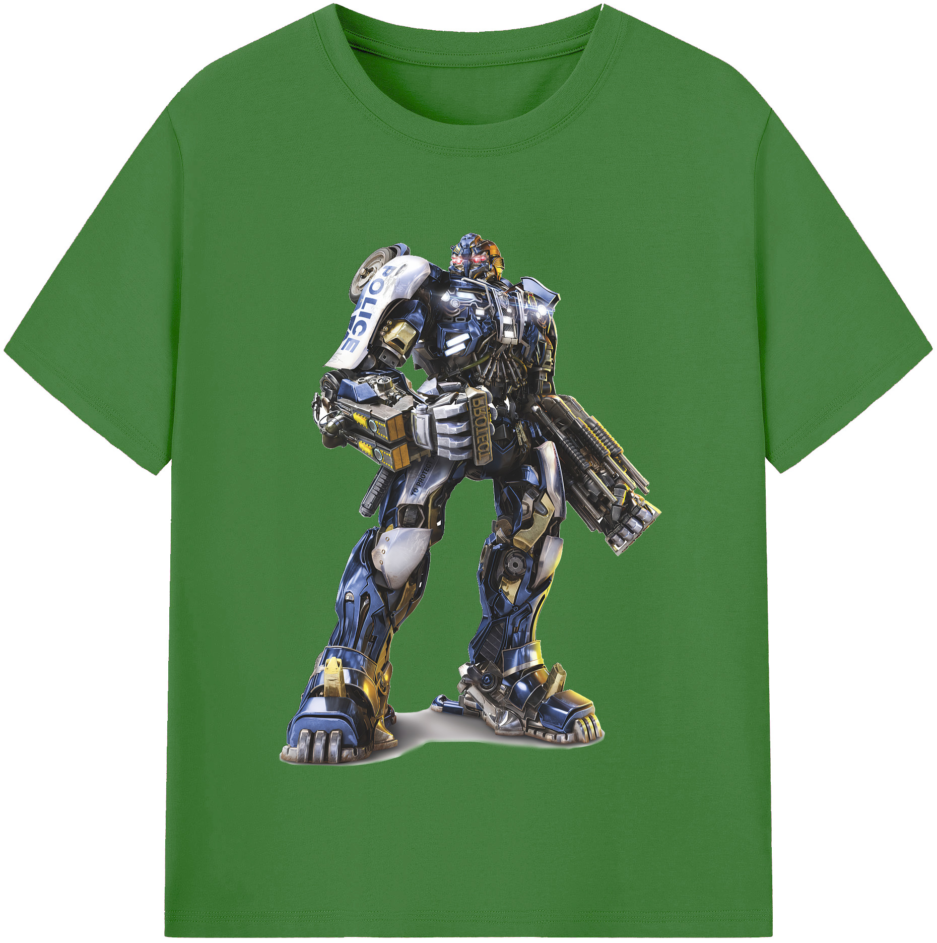 （画像用） Transformers トランスフォーマー レディースカジュアルプリントTシャツ（綿100％）